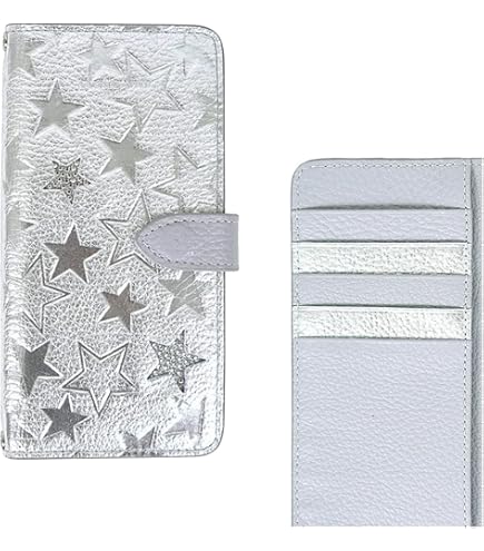 Amazon.co.jp: [サロンドアルファード] スマイル 手帳型 スマホケース