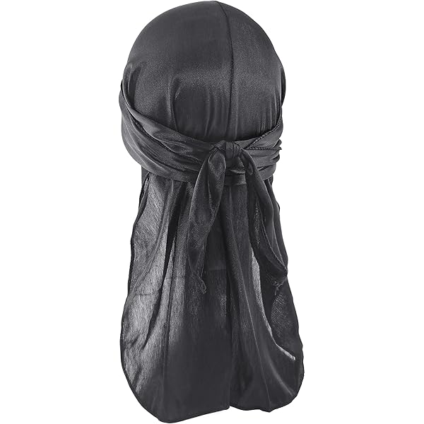 Amazon.co.jp: 10 Pieces Silky Durags Long Tail for Women Men Satin