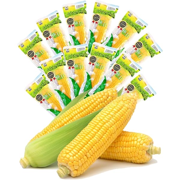 Amazon.co.jp: 信明商事 スイートコーン 味峰 カット済み 4カット