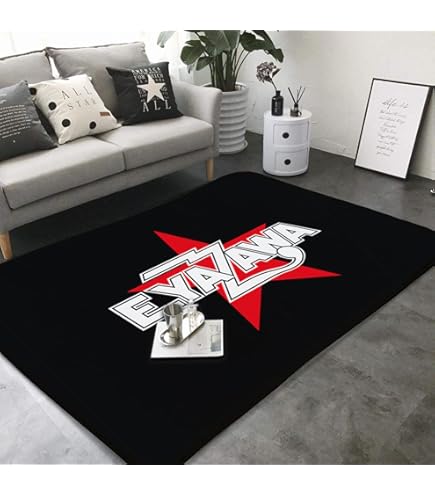 Amazon｜カーペット 矢沢永吉 40×60cm ラグマット 長方形 キルトラグ