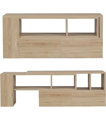 Amazon｜テレビ台 伸縮 ローボード【幅95～169cm・角度自由】コーナー