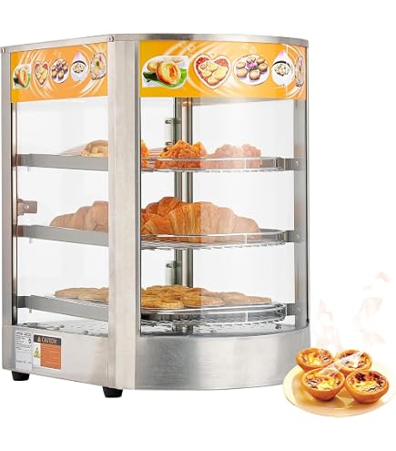 Damika 業務用 ホットフードショーケース 3層 1P 生活家電 Damika 業務用 ホットフードショーケース 3層 1P