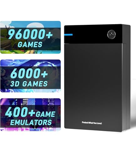 Amazon | Kinhank (キンハンク) 12TB レトロゲーミングハードドライブ