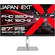 Amazon.co.jp: JAPANNEXT 27インチ IPSパネル搭載 Dual Frame Rate(4K