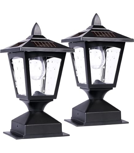 Sunpo Solar Post Cap Lights - 4x4, 5x5, 6x6 Fence Post Solar Lights