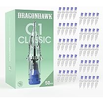 DRAGONHAWK タトゥーマシン　限定　美品 Amazon | Dragonhawk Extreme タトゥー針 50本入り - #12 バグピン