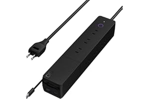 CIO 延長 電源タップ USB付 Polaris STICK Built in CORD REEL (ブラック) PD 65W 65cm USB ケーブルリール 内蔵 急速 充電器付き type-C type-A ACコンセント 最大7口 1500