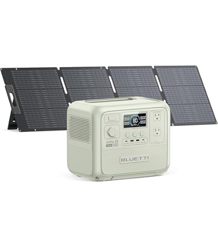 Amazon.co.jp: BLUETTI ポータブル電源 ソーラーパネルセット AORA 100
