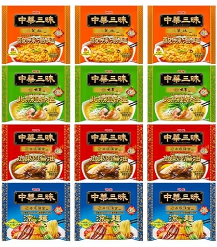 Amazon.co.jp: 明星食品 中華三昧 榮林 酸辣湯麺 103g×12個入 : 食品
