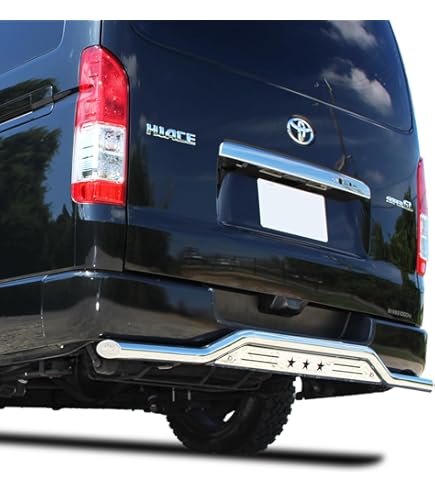 200系 ハイエース リア プロテクター ガード バンパー ＆ ヒッチメンバー 200系 ハイエース 標準車 リア プロテクター ガード バンパー