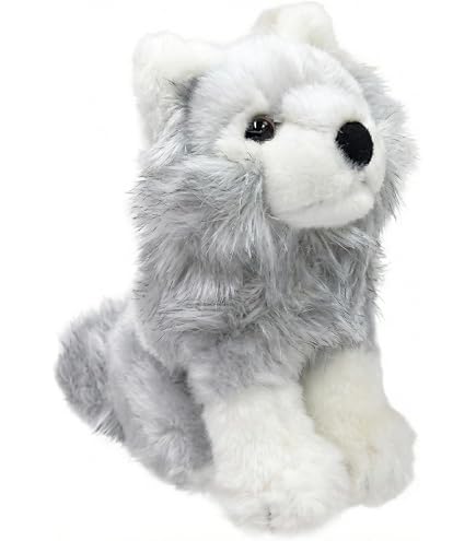 Amazon.co.jp: ホッキョクオオカミ 伏せ KOSEN(ケーセン社) 41cm