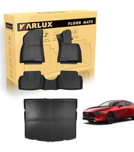 MAZDA3 マツダ3 純正フロアマットセット Amazon | MAZDA3 FASTBACK 専用 マツダ純正 フロアマット フロア