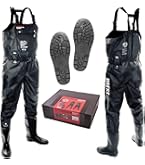 Amazon | [ドレス] フェルトスパイク」ウェーダー チェストハイ