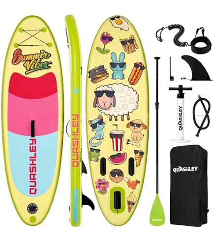 Amazon | 子供用パドルボード 空気注入式SUPアクセサリー付き 耐久性