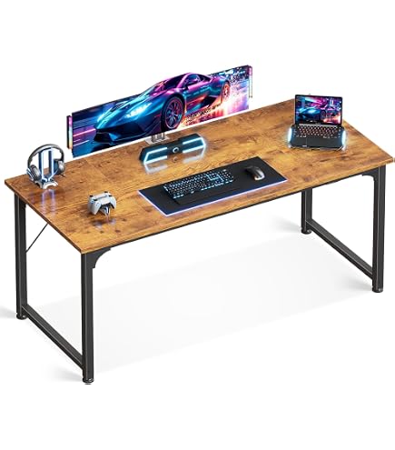 作業机 Amazon | YeTom 机 デスク パソコンデスク pcデスク 幅160*奥行60cm