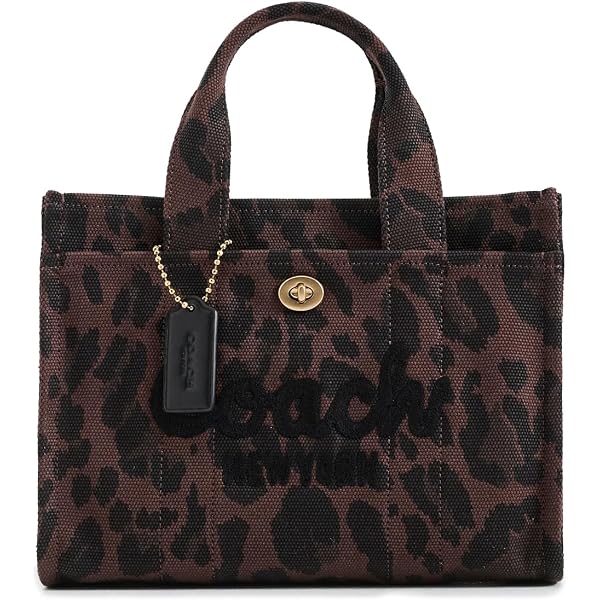 Amazon | [Coach] Cargo Tote 20 Leopard CARGO TOTE 20 CCG01 B4
