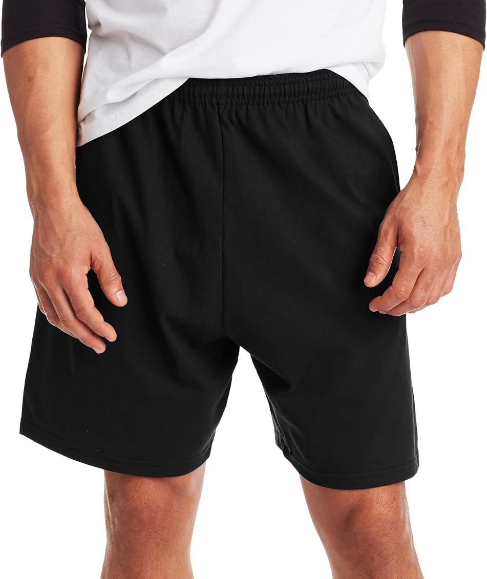 Hanes Men's Jersey Short with Pockets 