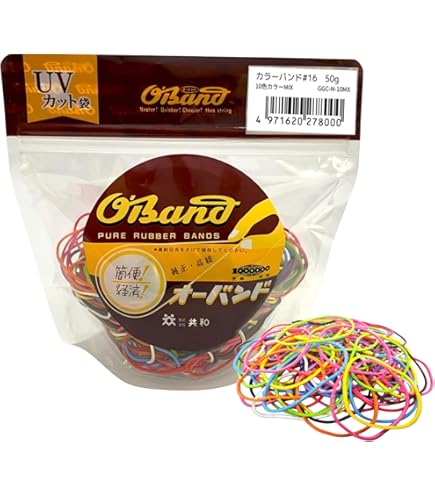Amazon.co.jp: 輪ゴム 【 詰め合わせオーバンド 】 カラー ミックス