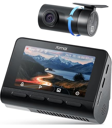 Amazon.co.jp: 70mai Dash Cam 4K A800SE前後 & CPL1 偏光フィルター