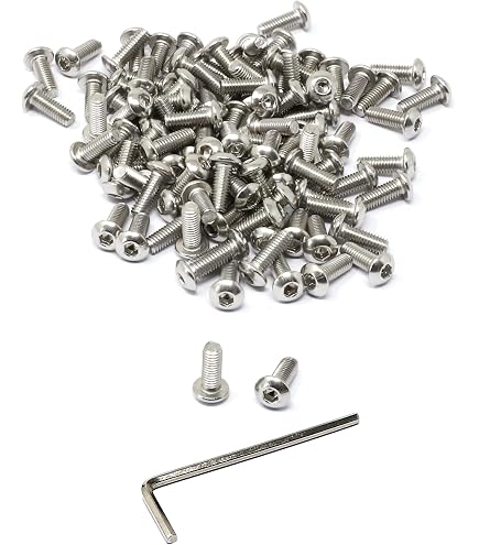 Uxcell M2.5 X 8mm 304 Stainless Steel Phillips Pan Head Screws – 60-Pack, Silver Tone, 0.45mm Pitch