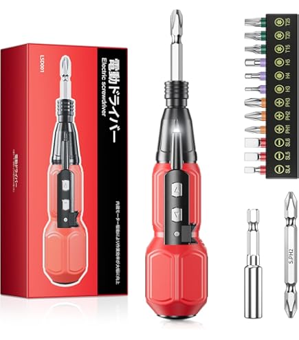 Amazon.co.jp: 充電式 42P 電動 ドライバーセット コードレス WJ-8151 