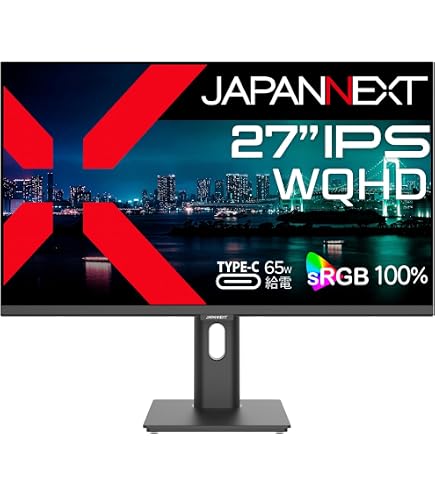 Amazon.co.jp: JAPANNEXT 27インチ モニター QHD Wide 1440p 2560x1440
