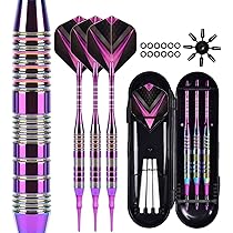 Amazon.co.jp: YONGDING ソフトダーツセット 2BA ダーツ矢 初心者 初中