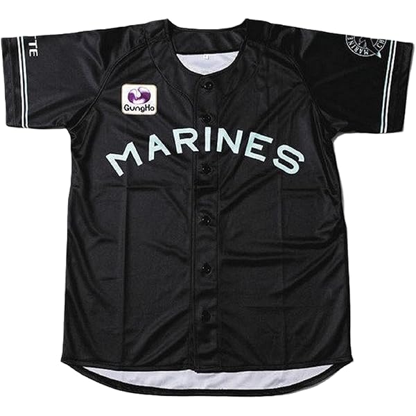 Amazon.co.jp: 千葉ロッテ マリーンズ ユニフォーム 2024 ブラック