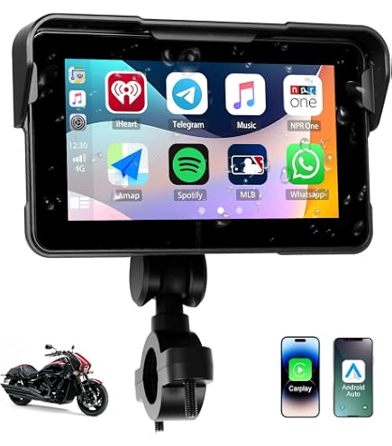 Amazon | Wsikafxn 5インチバイク用GPSナビゲーションスクリーン