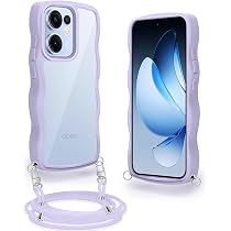 Amazon.co.jp: OPPO Reno13 A 用 ケース クリア ショルダー ストラップ