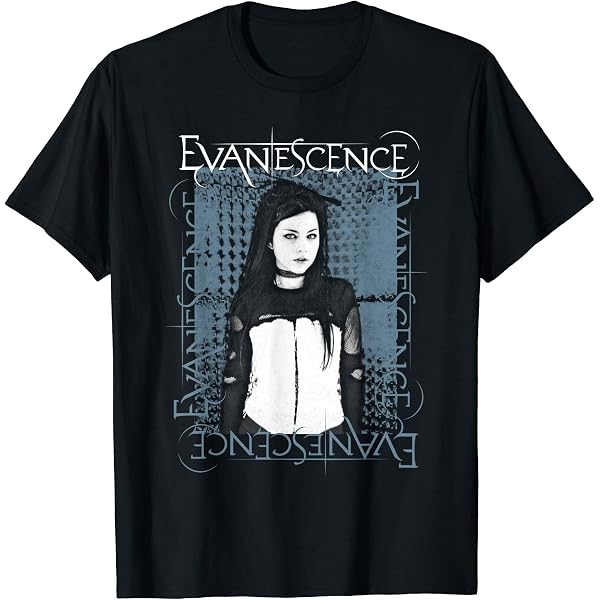 Amazon | Evanescence Fallen Black Tシャツ | Tシャツ・カットソー 通販