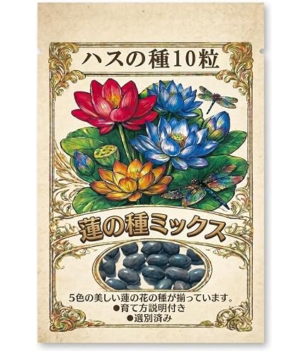 Amazon.co.jp: ミニハスの種 茶碗蓮 ハスの種 屋内外植付け可能 お得な