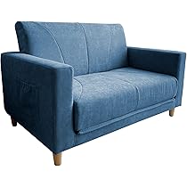 ソファー ツーシート 2人掛け ブルー ソファ 2人掛け おしゃれ ソファー sofa 安い テーパードレッグ