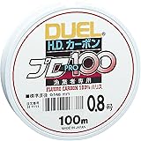 DUEL ( デュエル ) フロロライン 釣り糸 HDカーボンプロ100S 【 ライン 釣りライン 釣具 高強度 高感度 】