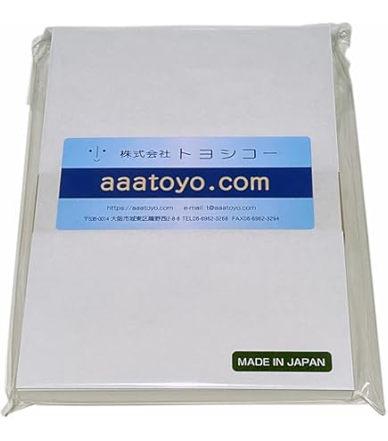 Amazon | メッセージカード用紙 2ツ折りの折り目入り厚紙