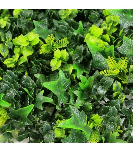 Amazon｜ULAND 1x1M/枚 人工植物のマット ウォールグリーン フェイク