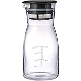 HARIO(ハリオ) お酢 保存容器 ビネガーズドリンクピッチャー 700ml 漬物 ブラック 日本製 VDPI-700-B 1個入