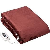 Amazon | [山善] ふんわりやわらか 電気掛・敷毛布 (丸洗い可能