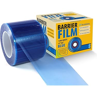 バリアフィルム 1200枚 タトゥー ロールテープ バリアフィルム タトゥーバリアフィルム、ロールあたり1200枚防水バリアフィルム