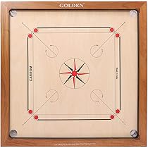 Amazon | KD Golden Carrom ボード アンティーク 屋内 ボード