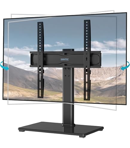 Amazon.co.jp: AVA1500-60-1Pの高さ調節可能なモバイルTVスタンド32