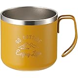 キャプテンスタッグ(CAPTAIN STAG) マグカップ コップ ダブルステンレス 真空断熱 保温・保冷 350ml モンテ