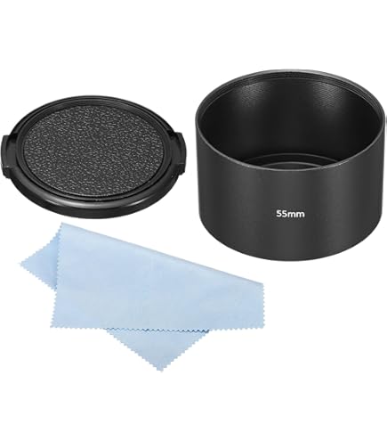 Amazon | Kenko レンズフード レンズメタルフード LMH55-58 BK 55mm