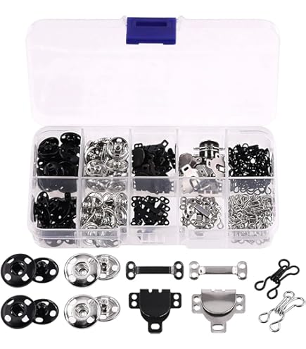 Amazon | HappyHome スプリングホック 薄型ホック スナップボタン 