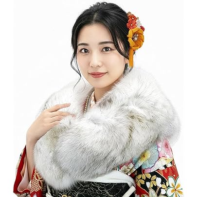 Amazon | [京都スタイル] ブルーフォックス ショール SAGA FURS 日本製