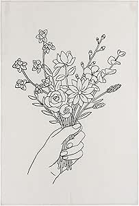 Amazon Co Jp ファブリックポスター タペストリー 北欧 線画 おしゃれ ナチュラル シンプル モダン アート 癒し 部屋 飾り付け 小物 インテリア 布 デザイン２ ホーム キッチン