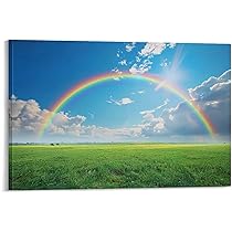 絵画 インテリア 絵 額付(白) 油絵 F4-080111 風景 草原 青い空