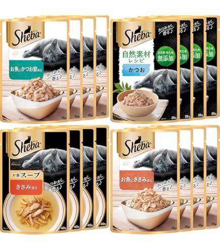 Amazon | シーバ アミューズ お魚スープ まぐろ、かつお節添え40g×12コ
