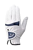 キャロウェイ(Callaway) グローブ HYPER GRIP LH WMS WHT/NVY 18 25 (18cm 左手着用【右利き用】) ホワイト/ネイビー レディス