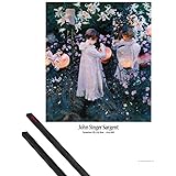 Amazon Co Jp ジョン シンガー サージェント カーネーション リリー リリー ローズ ポスター 木製フレーム 約85x70cm ホーム キッチン